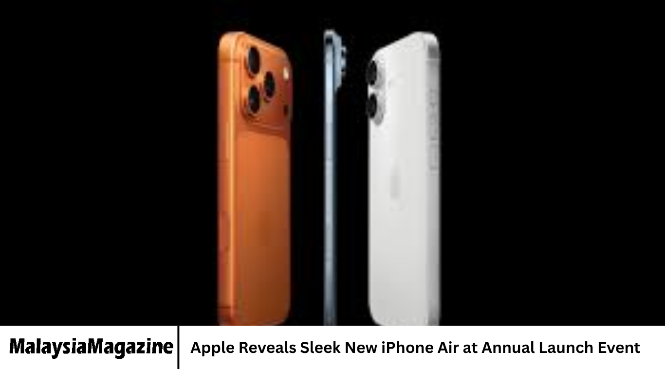 Apple Reveals Sleek New iPhone Air at Annual Launch Event