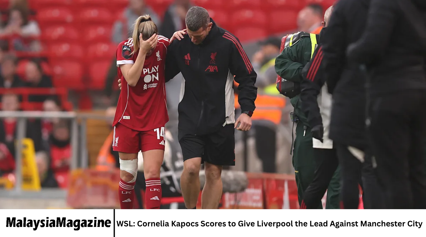 WSL: Cornelia Kapocs Scores to Give Liverpool the Lead Against Manchester City
