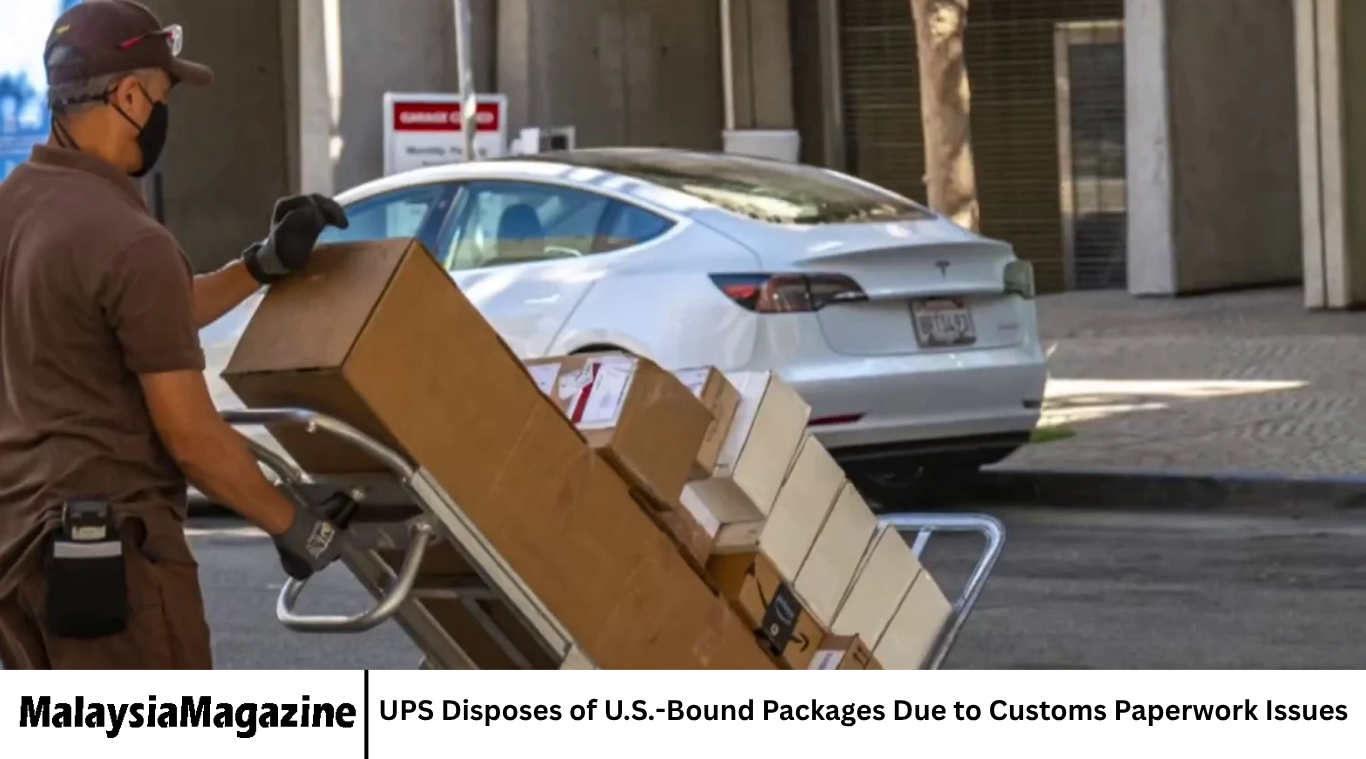 UPS Disposes of U.S.-Bound Packages Due to Customs Paperwork Issues