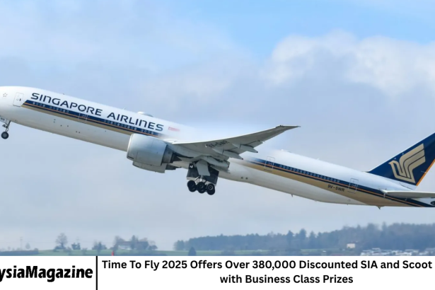 Time To Fly 2025 Offers Over 380,000 Discounted SIA and Scoot Tickets with Business Class Prizes