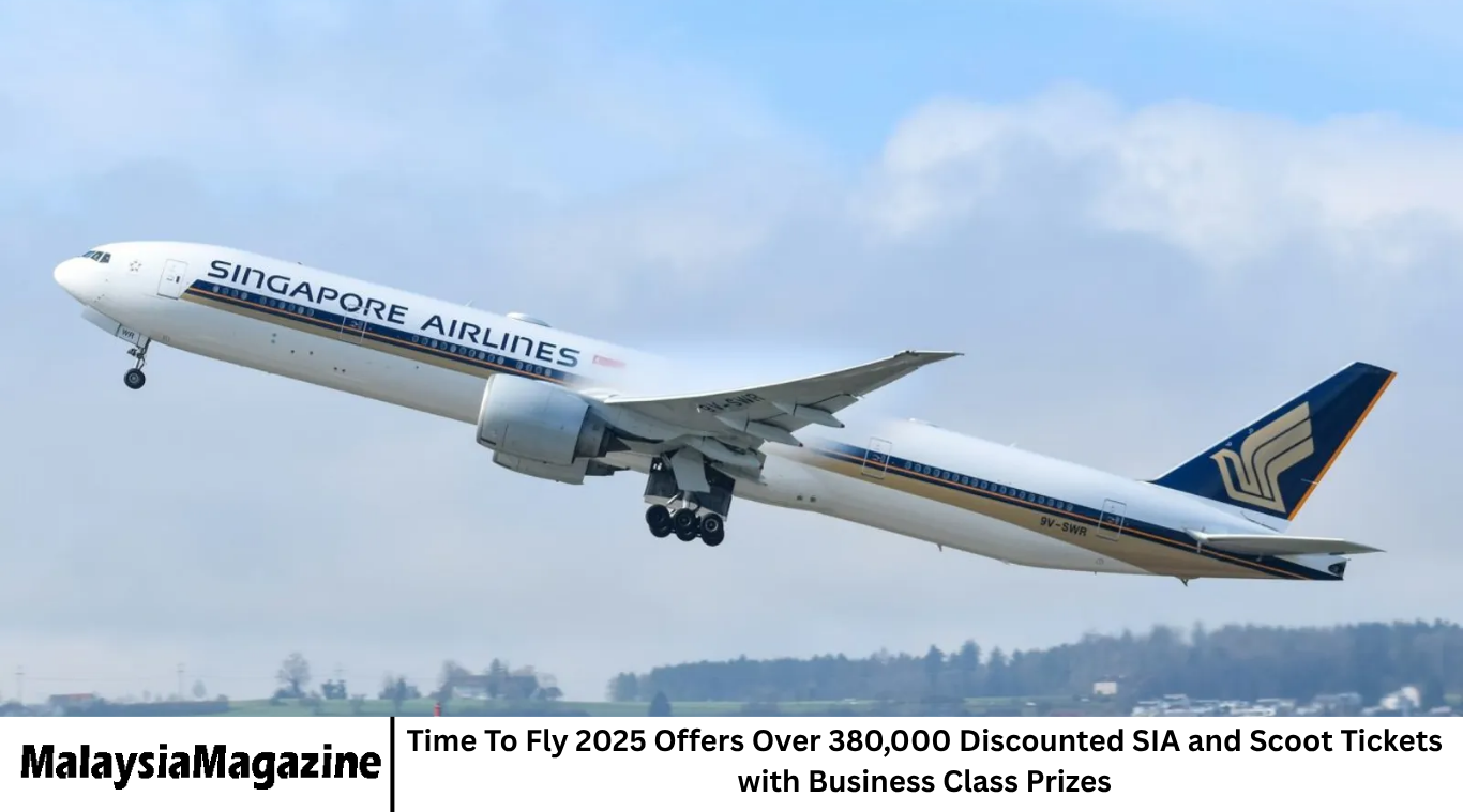 Time To Fly 2025 Offers Over 380,000 Discounted SIA and Scoot Tickets with Business Class Prizes
